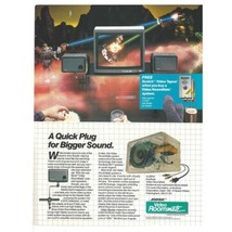 Bose Video RoomMate Print Ad 1986 Vintage 80s Retro Tech Speaker Sound 8x11” - £6.72 GBP