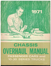 1971 Chevrolet Off Passenger Cars & 10-30 Series Trucks Chassis Overhaul Manual - $19.00