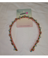 Scunci Fancy Headband W Flowers And Pearls Special Occasion - $10.69