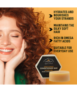 Bee By The Sea Buckthorn and Honey Almond Conditioner Bar to Soft Hair- ... - €13,88 EUR