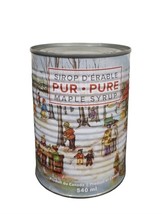 4 cans of 100% pure Canadian Premium Maple Syrup Grade A Amber 540ml eac... - $50.31