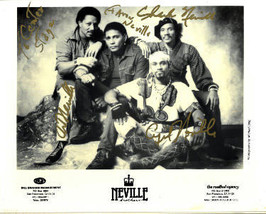 Neville Brothers Band Signed 8x10 Photo Beckett - 4 sigs Aaron, Charles, Art &amp; C - £141.55 GBP