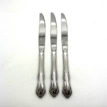 Mansfield Stainless by Oneida Silver  Modern Hallow Knife Set Of 3 - $14.84