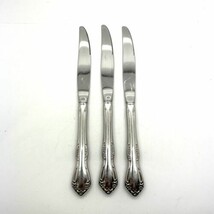 Mansfield Stainless by Oneida Silver  Modern Hallow Knife Set Of 3 - £11.60 GBP