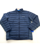 Columbia Men Down Jacket 650 Fill Omni Shield Active Fit Collegiate Navy L - $69.87