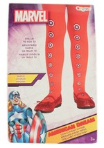 Captain America Sparkle Tights Marvel Fits Up to Size 12 New Cosplay - £11.07 GBP