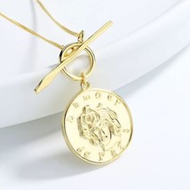 18K GOLD Filled Necklace • L Amour De Paris Pendant Necklace • Parisian - £44.39 GBP