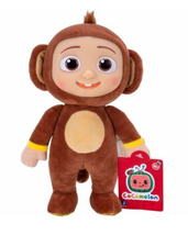Cocomelon JJ Monkey 8 inch Plush Doll Toy Stuffed Animal New With Tags - £7.04 GBP