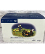 Dept.56,Halloween, &quot;Preparing For Halloween&quot; The Original Snow Village  - $47.37 CAD