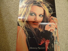 Britney Spears teen magazine poster clipping Bravo Rocking the micophone... - $5.00