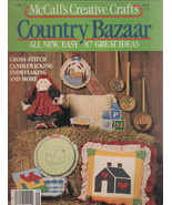 McCall&#39;s Creative Crafts COUNTRY BAZAAR Magazine 1984 CrossStitch/Candle... - £1.38 GBP