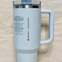 Starbucks x Stanley 2024 Tumbler Spring Blue 40 oz Stainless Steel Cold Cup NEW - $50.48