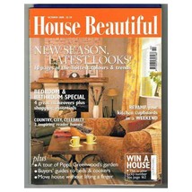 House Beautiful Magazine October 2000 mbox1622 Bedroom &amp; Bathroom special - £3.91 GBP