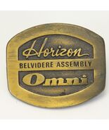 Vtg Chrysler Dodge Horizon Omni Belvidere Assembly Belt Buckle Spec-cast - $24.49