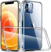 Compatible with iPhone 12 Mini Case,Shockproof Phone Case for 5.4 Inch (Clear) - £5.49 GBP