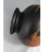 Vintage Royal Haeger Pottery Dark Brown Earth Wrap Reptilian Bud Vase (10&quot;) - €16,81 EUR