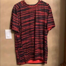 NIKE orange and black stripped shirt (XL) - $22.77