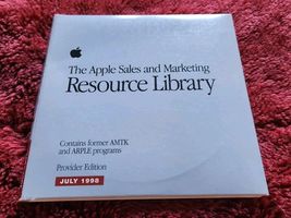 VTG Apple Sales &amp; Marketing Resource Library Provider Edition July 1998 ... - $18.99