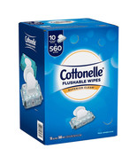 Cottonelle Superior Clean Flushable Wipes Box/Case of 10 Packs of 56 Wip... - $27.36 CAD