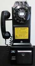 Automatic Electric Pay Telephone 3 Coin Slot Rotary Dial Operational #9 - $995.00