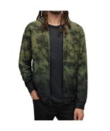 John Varvatos Men&#39;s Long Sleeve Antone Jacquard Overdye Zip Up Hoodie Ar... - £80.43 GBP