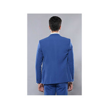 Men 3 Piece Suit WESSI by J.VALINTIN Extra Slim Fit JV3 Light Blue TURKEY USA image 8