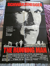 Stephen King:Arnold Schwarzenger (The Running Man) ORIG,1987 Movie Poster - £157.90 GBP