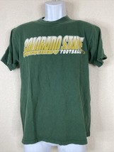 Russell Men Size S Green Colorado State Rams T Shirt Short Sleeve Football - £8.45 GBP