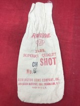 VTG Remington DUPONT Arms 25 lbs Empty Canvas Shot Bag #9  - £8.54 GBP