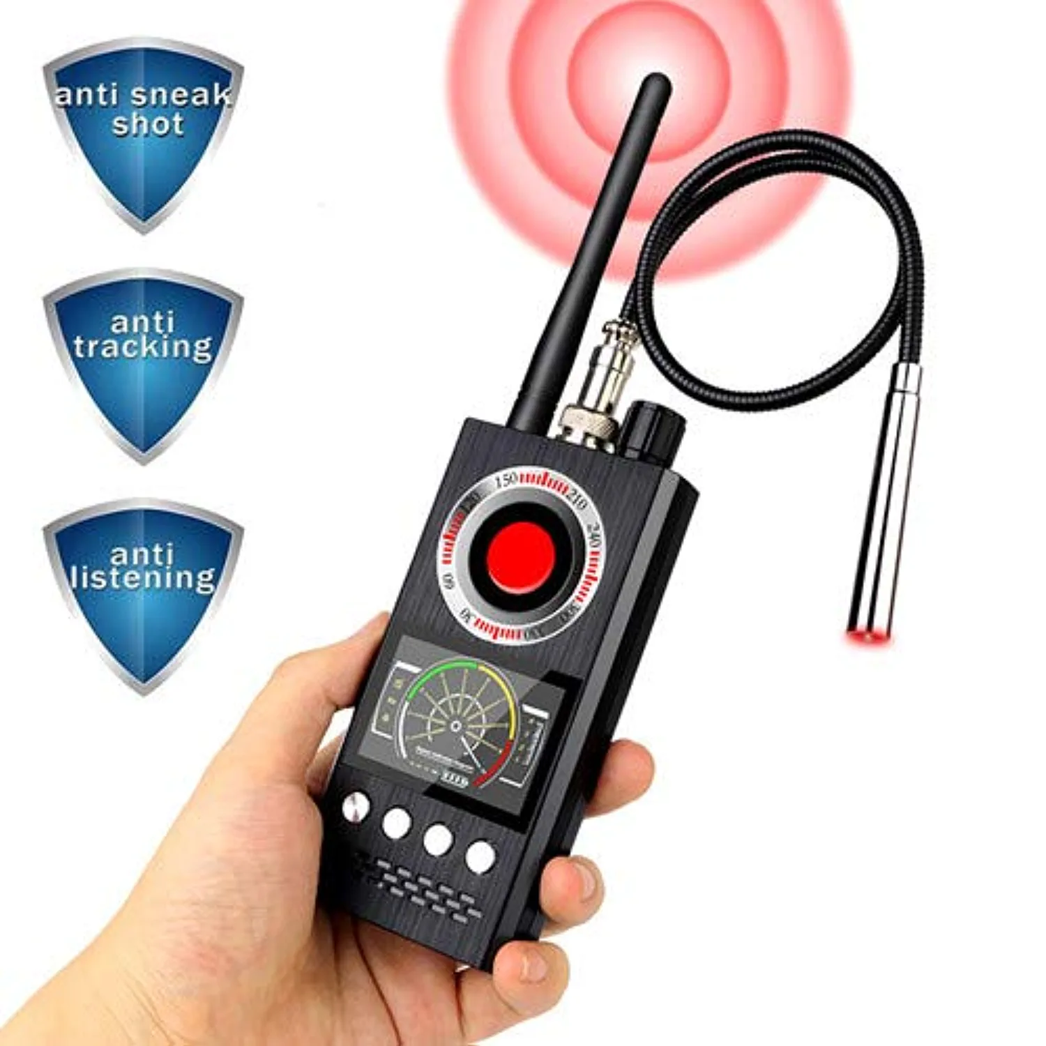 Anti-Spy Wireless Rf Signal Detector [Latest Professional Version] Bug G... - £73.53 GBP
