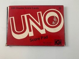 Vintage 1978 Uno Card Game Score Card Paper Pad Sheet Refiil - $4.94
