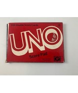 Vintage 1978 Uno Card Game Score Card Paper Pad Sheet Refiil - £3.93 GBP