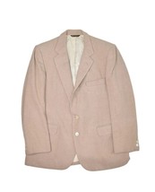 Barra of Italy Cashmere Blazer Jacket Mens 41S Tan Sport Coat Vintage Tr... - £87.41 GBP