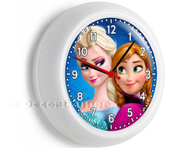 magic princesses Elsa frozen Snow Queen n sister Anna in Ice kingdom snowflake w - £20.54 GBP