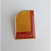 Vintage Coca-Cola Tanzania With Olympic Torch Olympic Lapel Hat Pin - $10.40
