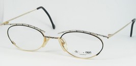 Vintage Mgm Bv 24 F2 Gold /BLACK /SILVER Eyeglasses Glasses 50-21-146mm Germany - £86.34 GBP