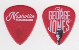 GEORGE JONES RED GUITAR PICK COUNTRY MUSIC POSSUM OPRY NASHVILLE BAR - $564.18 MXN
