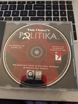 Tom Clancy&#39;s Politika PC Video Game 1997 CD-ROM Demo Disc Windows 95 &amp; M... - £5.34 GBP