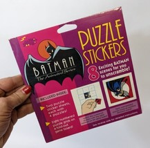 Vintage 1993 Batman Animated Series Puzzle Stickers Book Dc Comics, Sealed! - £7.99 GBP