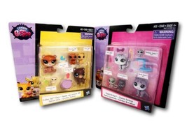 LPS Littlest Pet Shop Lot 2 5-Pack Playful Kitties Bears Cubby Hill Total 10 - £43.88 GBP