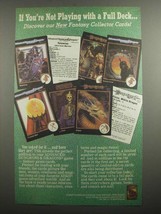 1991 TSR Advanced Dungeons &amp; Dragons Fantasy Game Cards Ad - £14.48 GBP