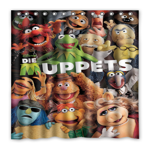 Hot!!! The Muppets Show Custom Waterproof Polyester Shower Curtain 4 Size Item image 4