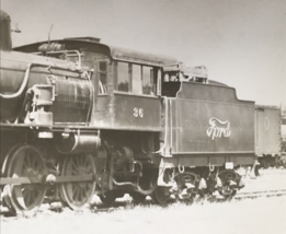 Ford Motor Co Railroad #36 0-6-0 Baldwin Locomotive Train Photo Ames IA - £9.72 GBP