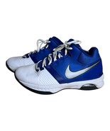 Women&#39;s Nike Air Visi Pro 5 White Blue B-ball Sneakers Size 9 653772-102... - €25,69 EUR
