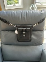 COACH Hamilton Luxury Black Leather Swing Pack Crossbody Bag - €85,44 EUR
