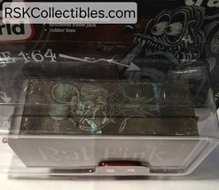 Auto World ULTRA RED CHASE Rat Fink 1:64 Scale Enclosed Car Trailer Special Edtn image 3