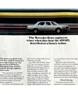 Mercedes Benz 450 SEL Luxury Sedan 1979 Advertisement Automobilia DWKK4 - $34.17 CAD