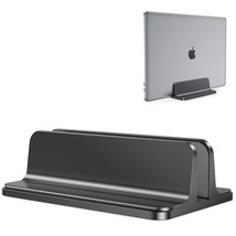 OMOTON Vertical Laptop Desktop Stand Holder with Adjustable Dock Size, A... - $47.99