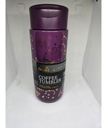 Thyme &amp; Table Coffee Tumbler Purple Insulated Double Wall Stainless Stee... - $27.17 CAD