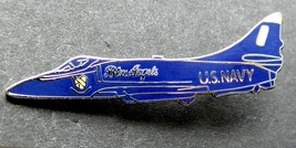 Navy Blue Angels Skyhawk Aircraft Lapel Pin Badge 1.75 Inches - £5.23 GBP